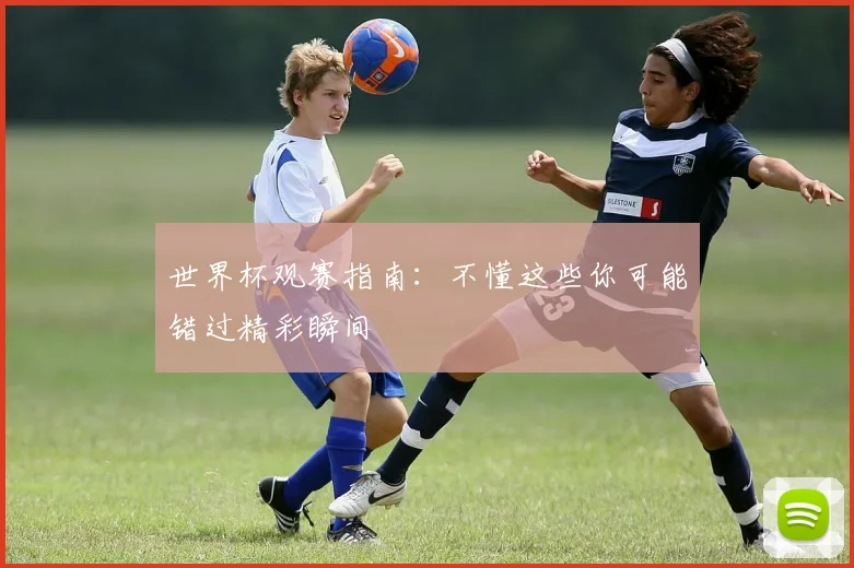 世界杯观赛指南：不懂这些你可能错过精彩瞬间